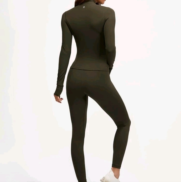 GlowMode Other - GLOWMODE ZIP UP OLIVE JACKET AND LEGGINGS SET